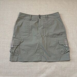 Marmot Khaki Green Cargo Skirt Skort